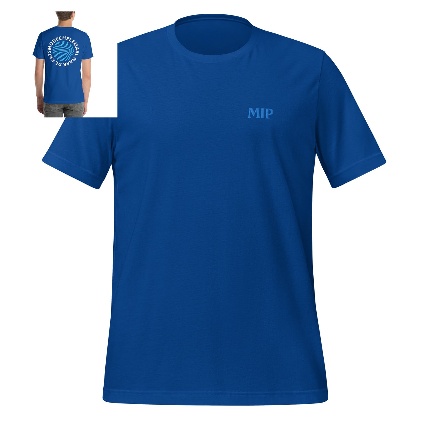 HELEMAAL NAAR DE RATSMODEE T-SHIRT BLAUW MAN