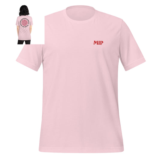 HELEMAAL NAAR DE RATSMODEE T-SHIRT ROZE VROUW