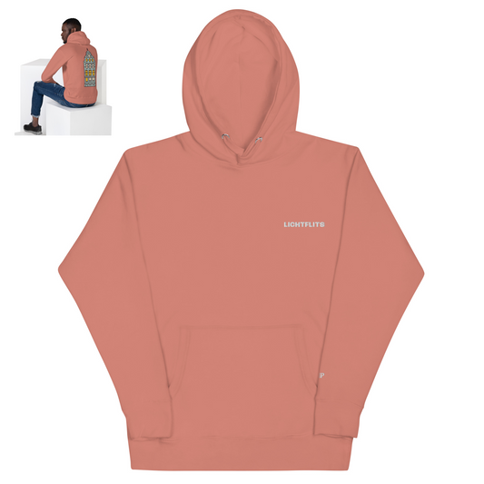 LICHTFLITS HOODIE OUD-ROZE MAN