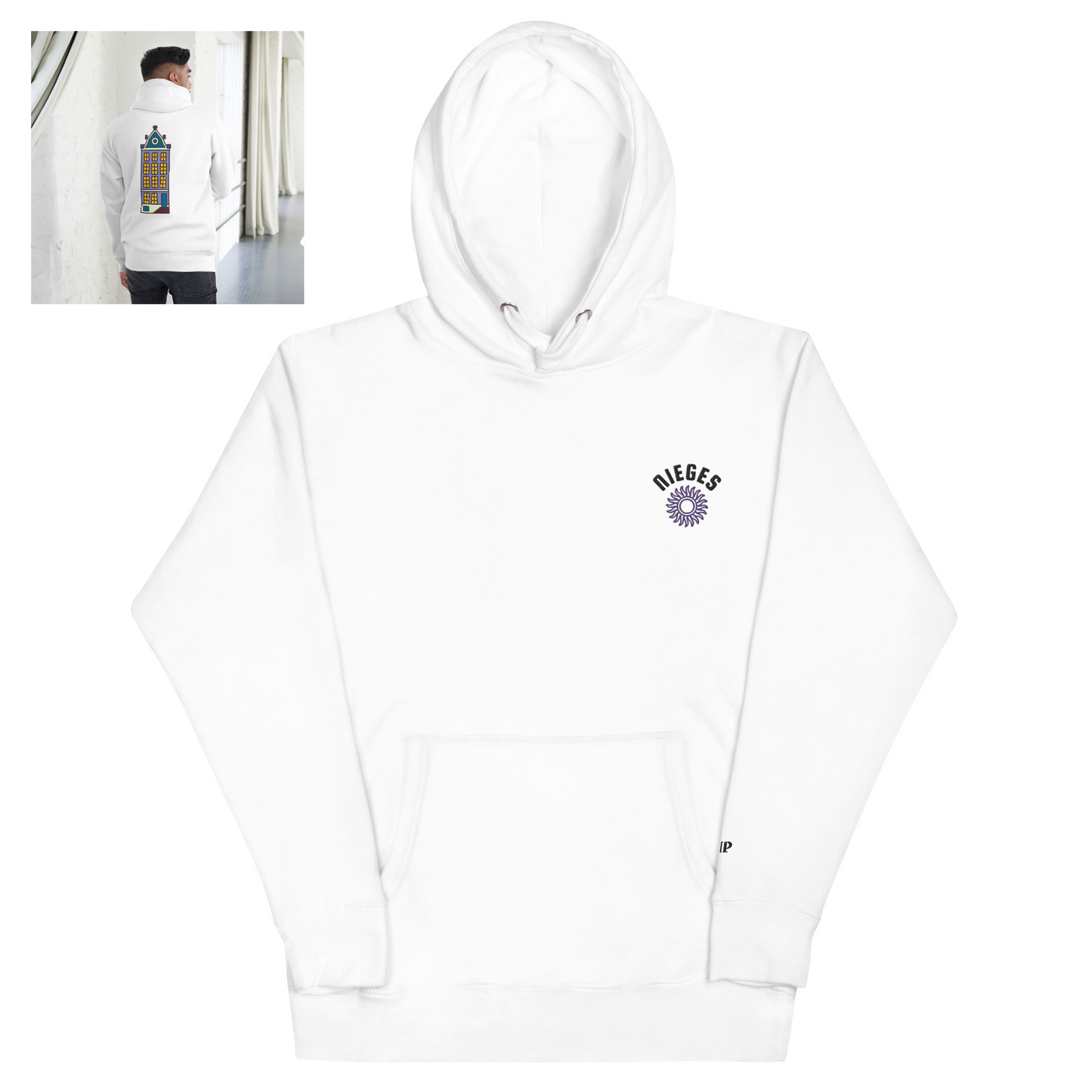 NIEGES HOODIE WIT MAN